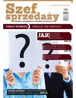 Szef Sprzedaży 4/2012 - Szkolić, nie szkolić?